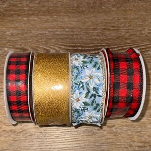 NWT - Michaels Wired Ribbon Bundle of 4